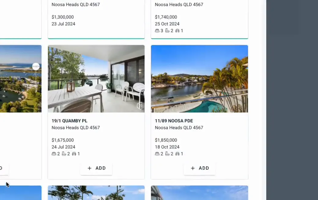 Pricefinder comparables in Aro